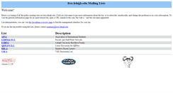 Desktop Screenshot of lists.lehigh.edu