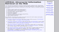 Desktop Screenshot of airweb.cse.lehigh.edu